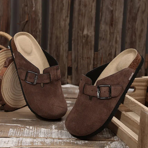 Suede Cork Clogs - pdp-1
