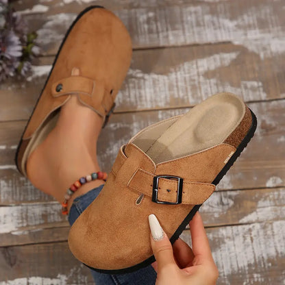Suede Cork Clogs - pdp-4