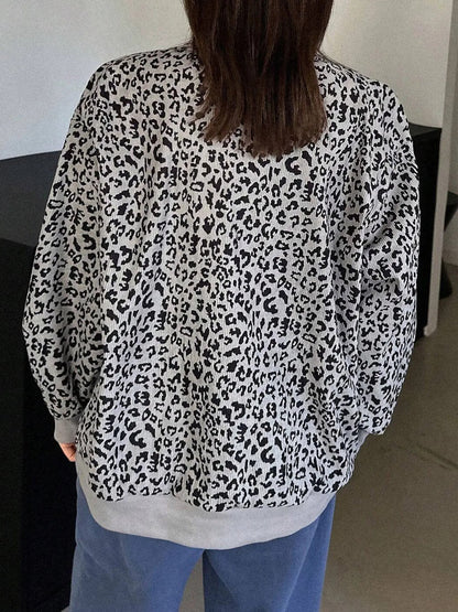 Londolina Leopard Half-Zip Pullover