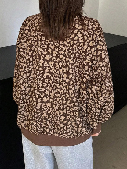 Londolina Leopard Half-Zip Pullover